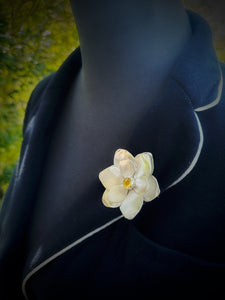 Magnolia Flower Brooch