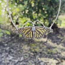 Load and play video in Gallery viewer, Monarch Butterfly Pendant
