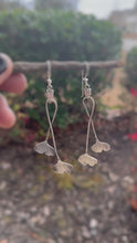 Load and play video in Gallery viewer, Ginkgo Leaf Earrings
